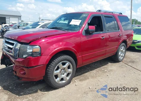 2014 Ford Expedition Limited из США, поврежденный, VIN 1FMJU2A58EEF00458